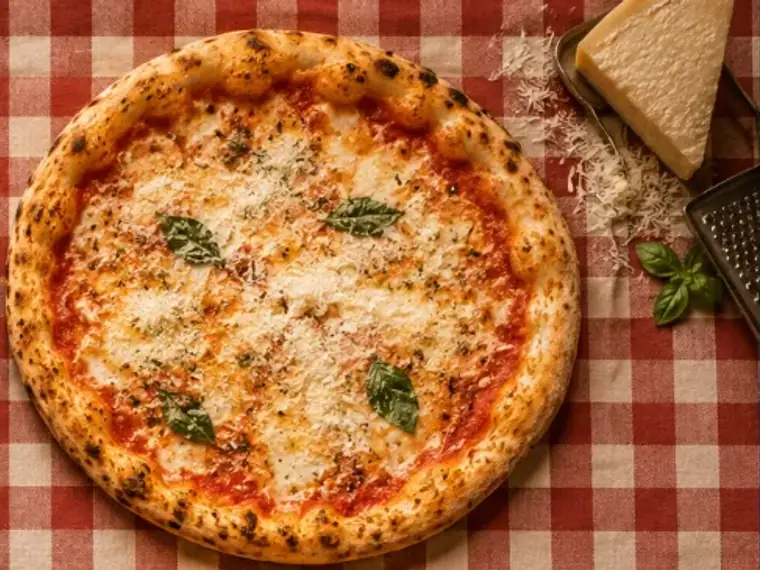 Pizza Margarita Parmesano